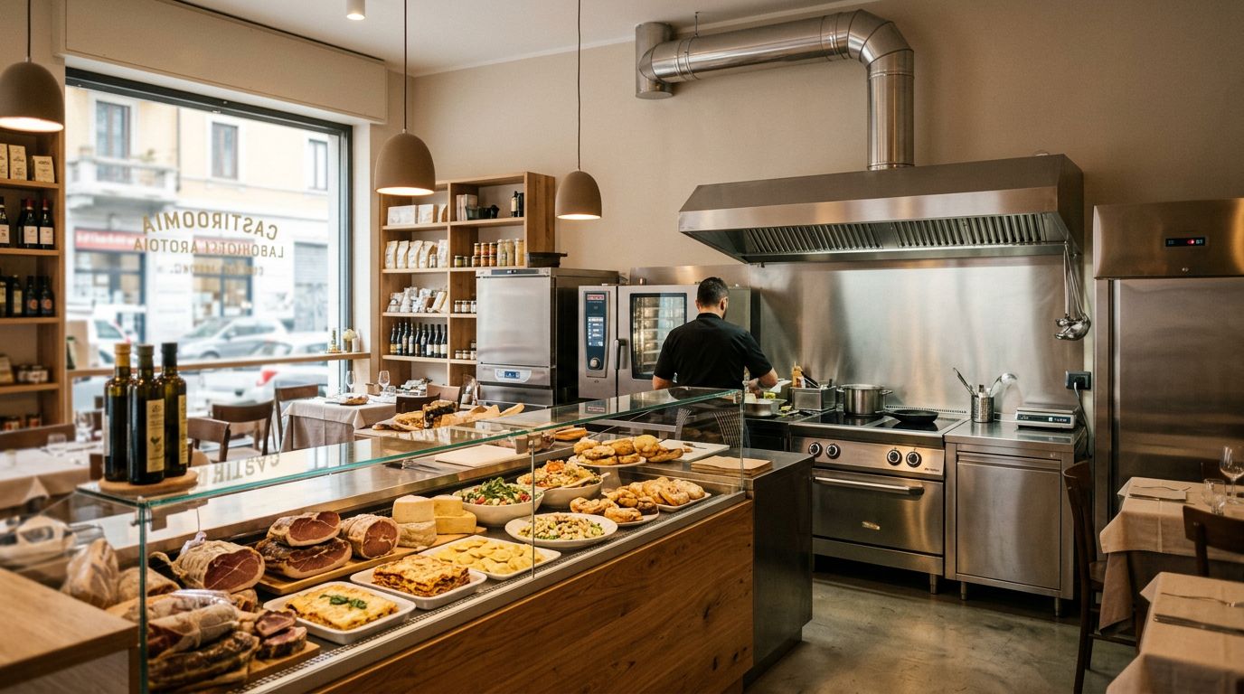 Gastronomia Laboratorio Catering in Vendita, Zona Corvetto/Manin, Milano