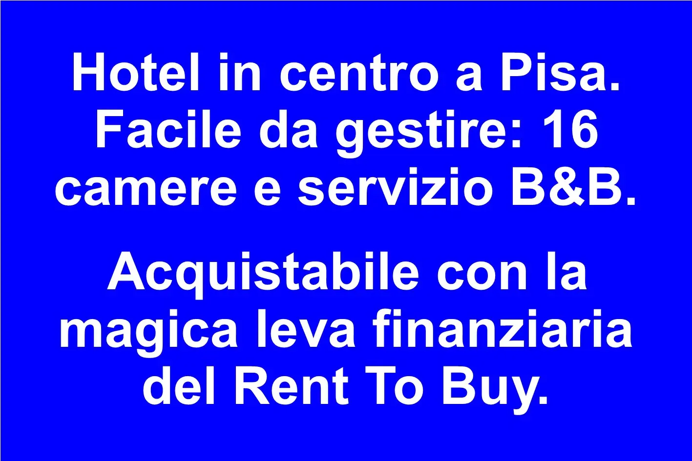Hotel 16 Camere in Posizione Centrale a Pisa