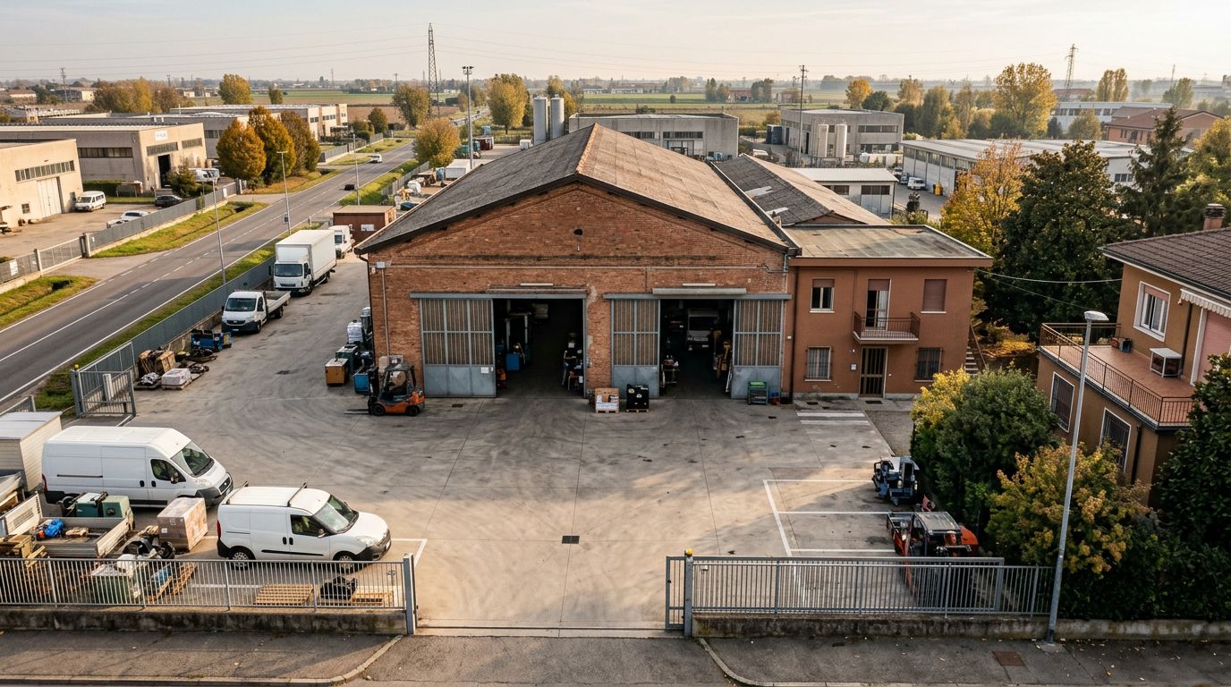 Capannone Artigianale con Piazzale e Potenziale Edificatorio a San Giovanni in Persiceto