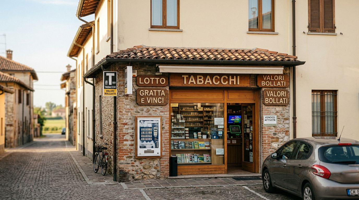Tabaccheria Lotto Gratta e Vinci in Vendita vicino Casalmaggiore