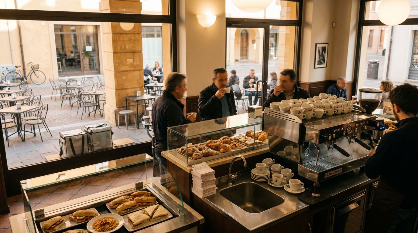 Bar a Mirandola con incasso giornaliero di €1.450