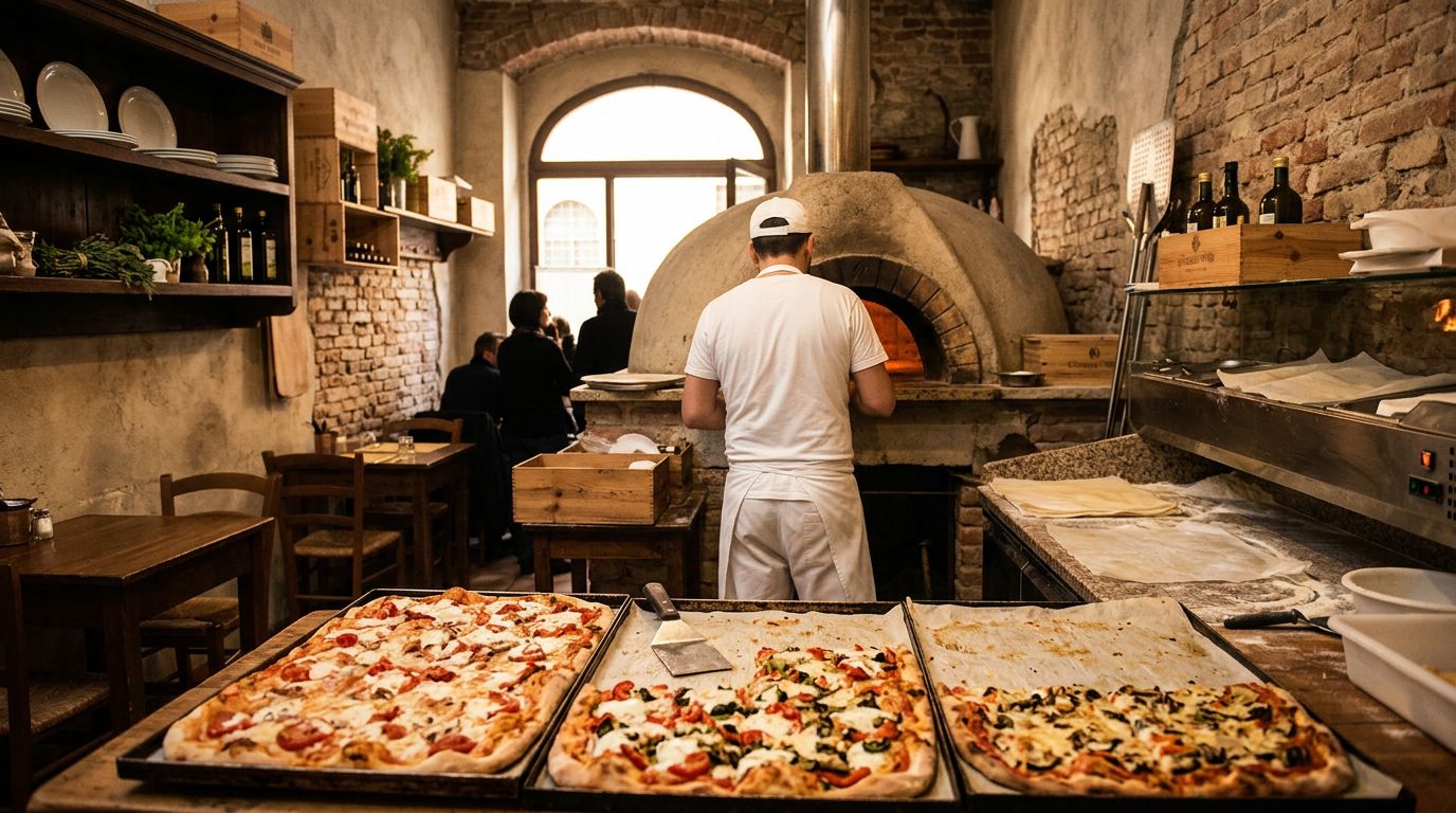 Pizzeria al taglio a Verona, zona Ponte Crencano, avviata dal 1988