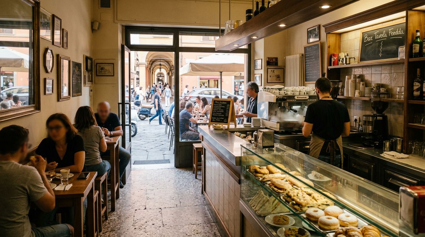 Bar Tavola Fredda a Bologna Centro: Attività Avviata con Ottima Visibilità