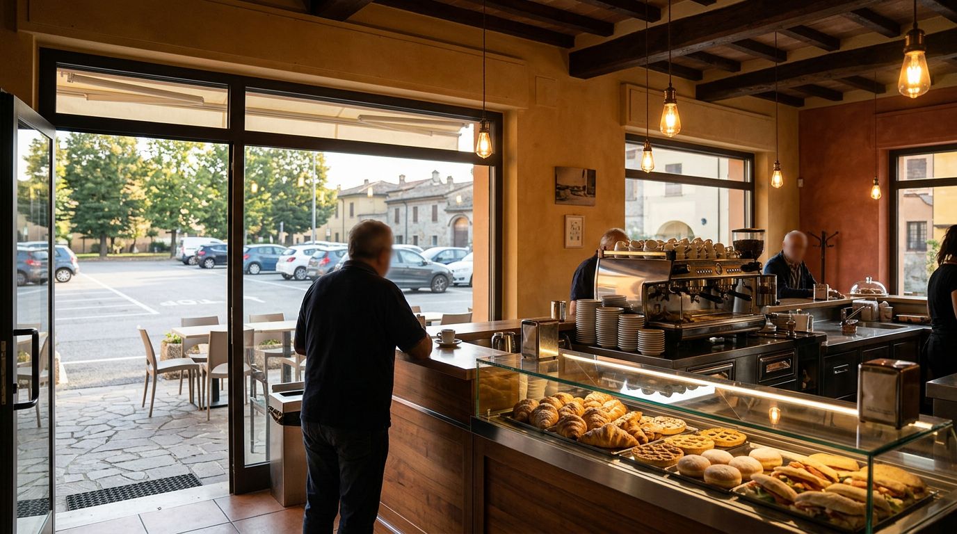 Bar Tavola Fredda con Ampio Parcheggio a Quattro Castella