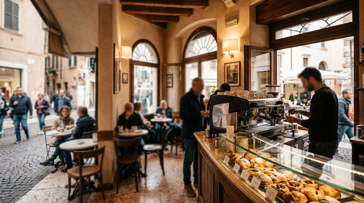 Bar in Zona di Forte Passaggio Turistico a Verona