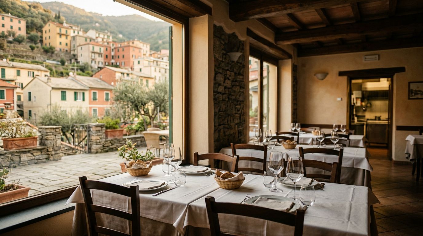 Ristorante Antica Osteria della Collina in gestione a Molassana, Genova