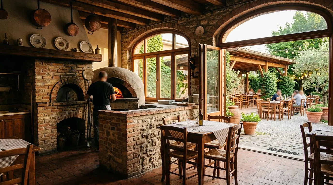 靠近Sacile (PN)的带花园的Ristorante Pizzeria