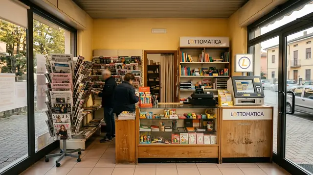 Porto Mantovano：报刊文具店含Lottomatica - 绝佳机会