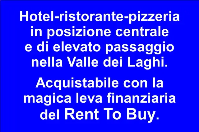 Hotel con ristorante in posizione strategica nella Valle dei Laghi