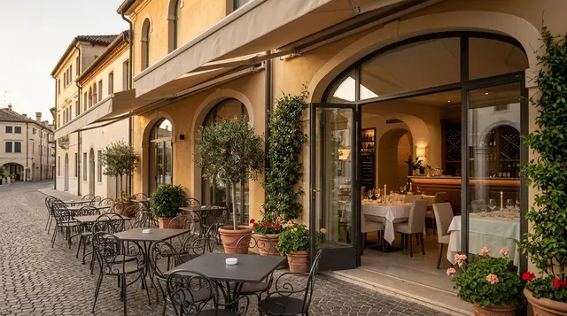 Elegante Ristorante Wine Bar con 60-70 posti interni e plateatico esterno