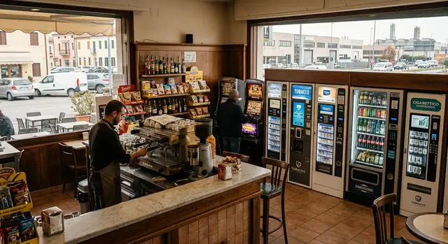 Bar Tabacchi con 6 Distributori Automatici in Provincia di Treviso