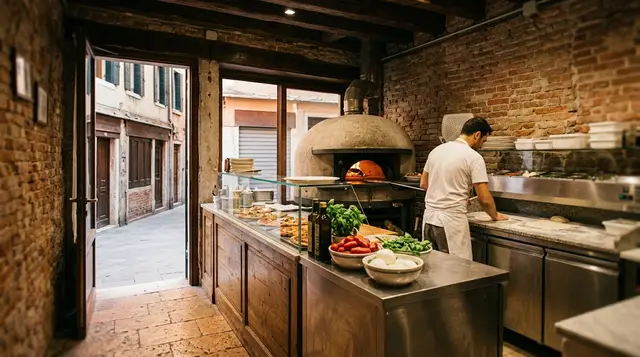 Pizzeria d'asporto in vendita nel cuore di Venezia