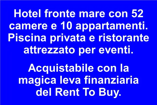 Hotel fronte mare con piscina e appartamenti vicino a San Benedetto del Tronto,