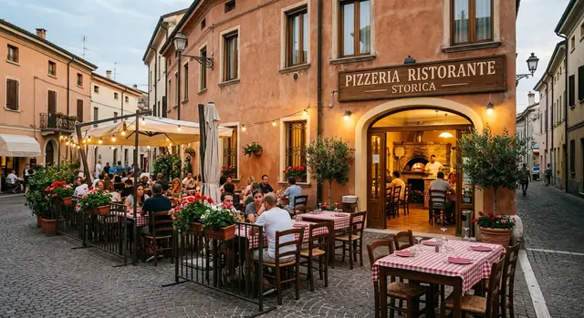Pizzeria Ristorante Storica a Poggio Rusco (MN) con Plateatico