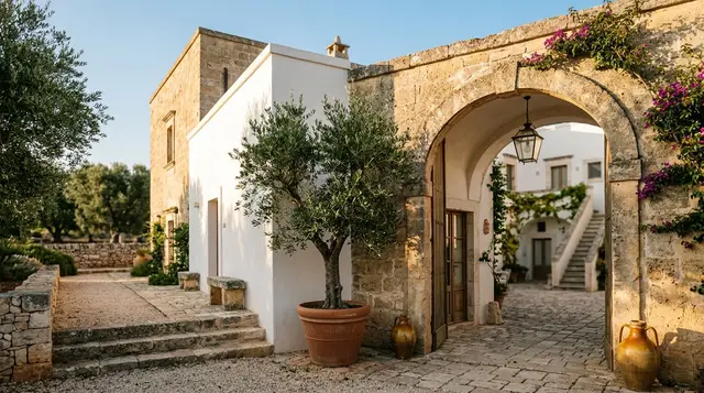 Masseria con Ristorante e Piscina per Eventi in Puglia
