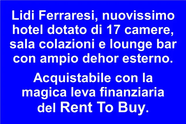 Hotel Domotizzato con Lounge Bar a Comacchio