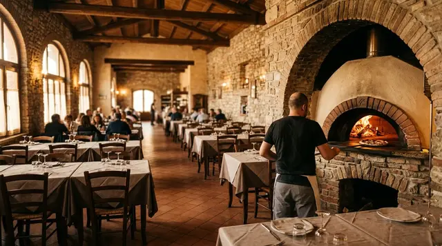 Storica pizzeria ristorante con forno a legna in Valpolicella, Verona